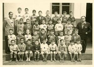ECOLE PAIXHANS GARCONS 1956 CP
